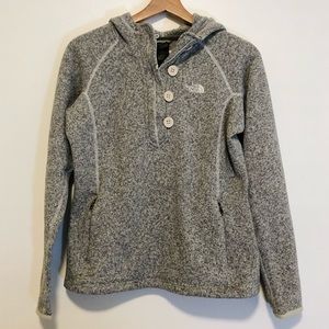 The North Face Crescent Sunset Halfzip Grey Hoodie Women’s Size Medium